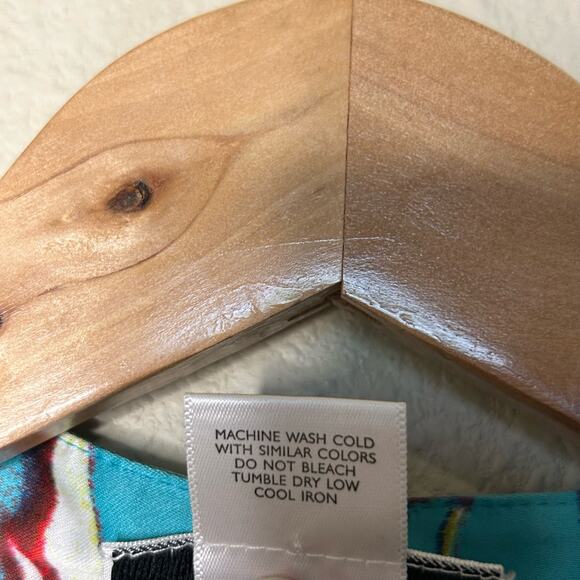 Natori Top Asian Art to Wear Haori Influenced Satin Stand Up Collar Size S - Picture 7 of 10